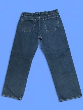 Wrangler Men's Dark Blue Relaxed Jeans